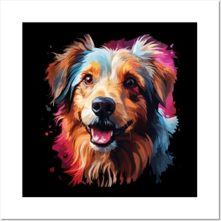 Australian Terrier Rainbow Posters and Art